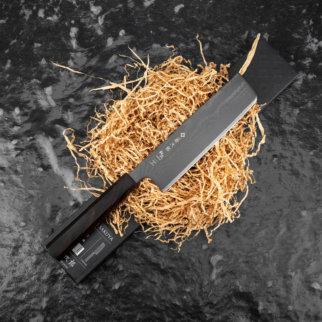 Nakiri 16,5 cm Tojiro Sakuya Black VG-10 Damascus