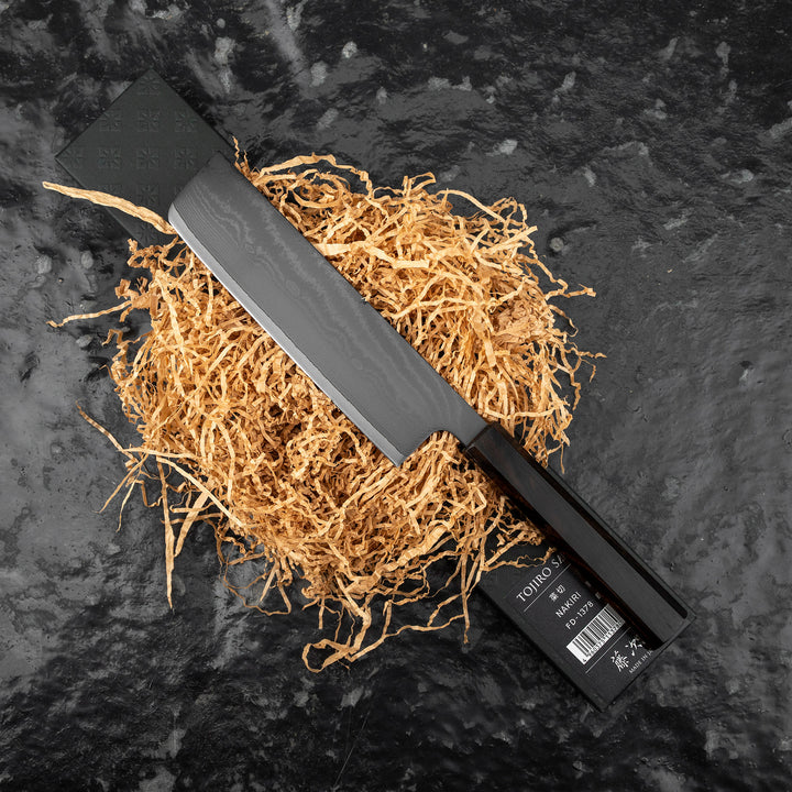 Nakiri 16,5 cm Tojiro Sakuya Black VG-10 Damascus