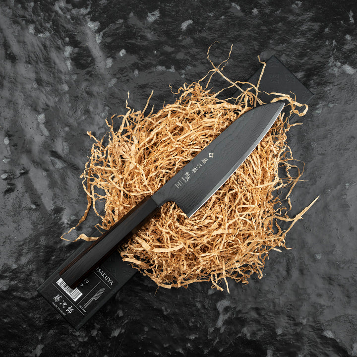 Santoku 16,5 cm Tojiro Sakuya Black VG-10 Damascus