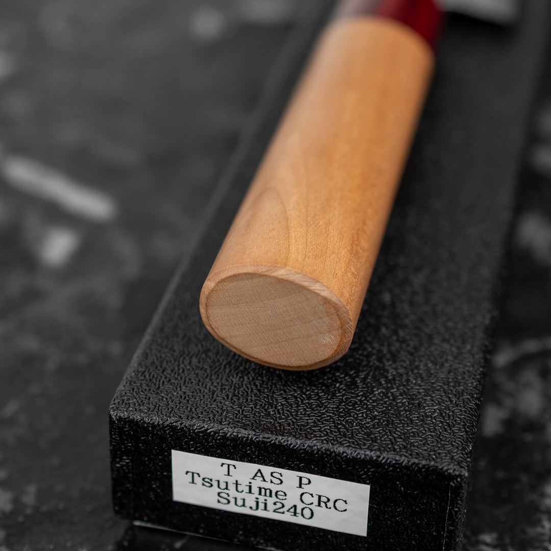Sujihiki 24 cm Tsunehisa Red Aogami Super/SS