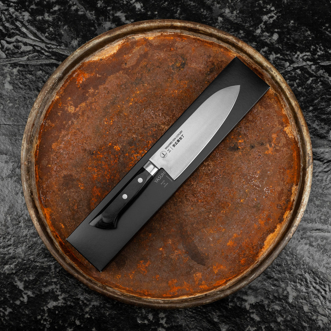 Santoku 16,5 cm Yasuhiro Gen Aogami#2/SS