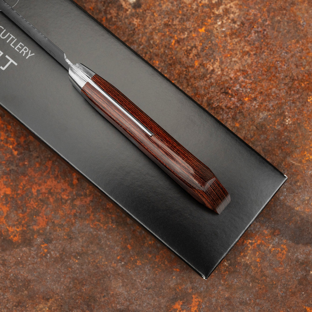 Nakiri 16,5 cm Yasuhiro Gen Shirogami#2/SS Mahogany