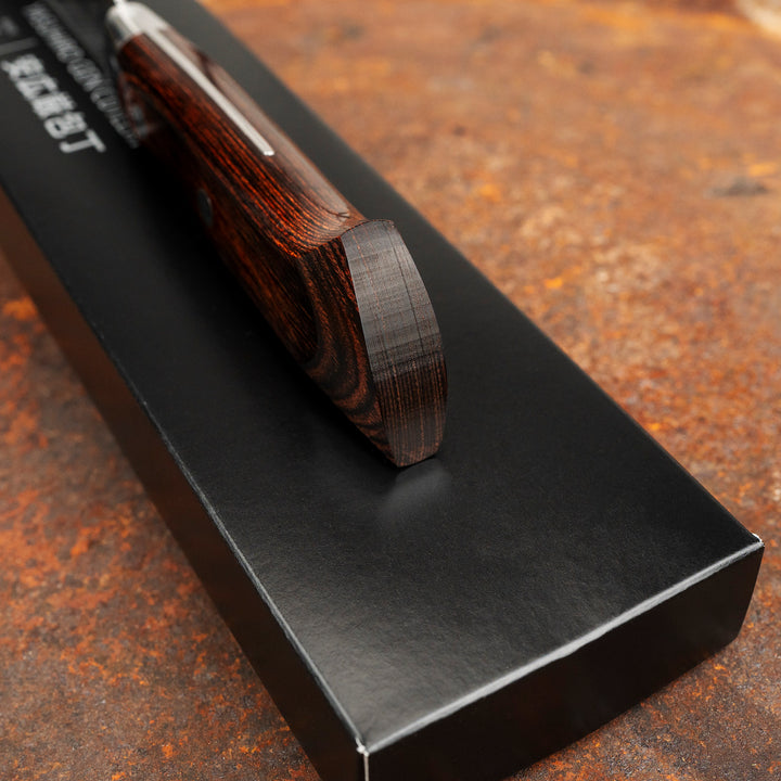 Nakiri 16,5 cm Yasuhiro Gen Shirogami#2/SS Mahogany