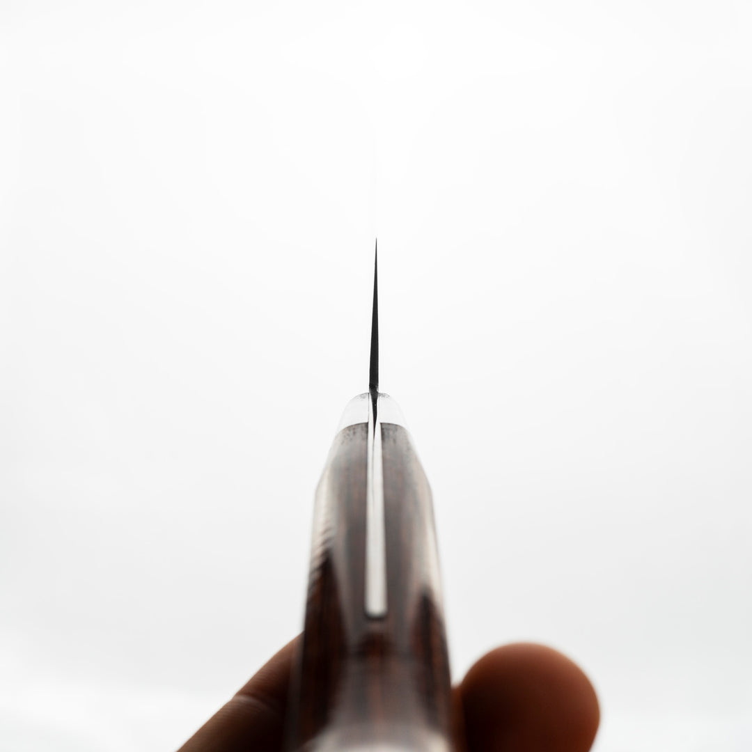 Santoku 16,5 cm Yasuhiro Gen Mahogany Shirogami#2/SS