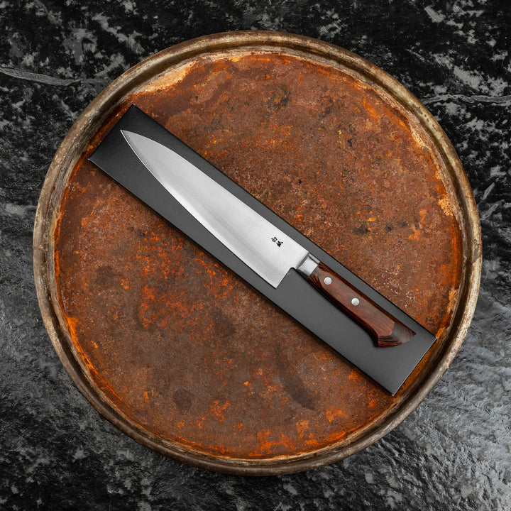 Gyuto 21 cm Yasuhiro Gen Mahogany Shirogami#2/SS