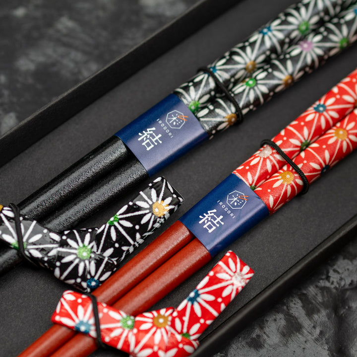 Zestaw Japońskich Pałeczek do sushi Kawai - Hanabi Washi