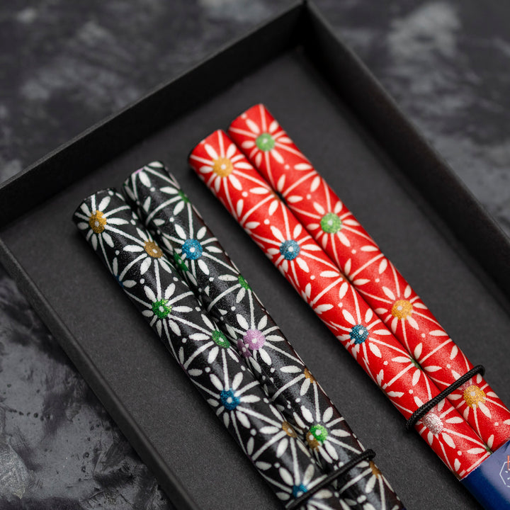 Zestaw Japońskich Pałeczek do sushi Kawai - Hanabi Washi