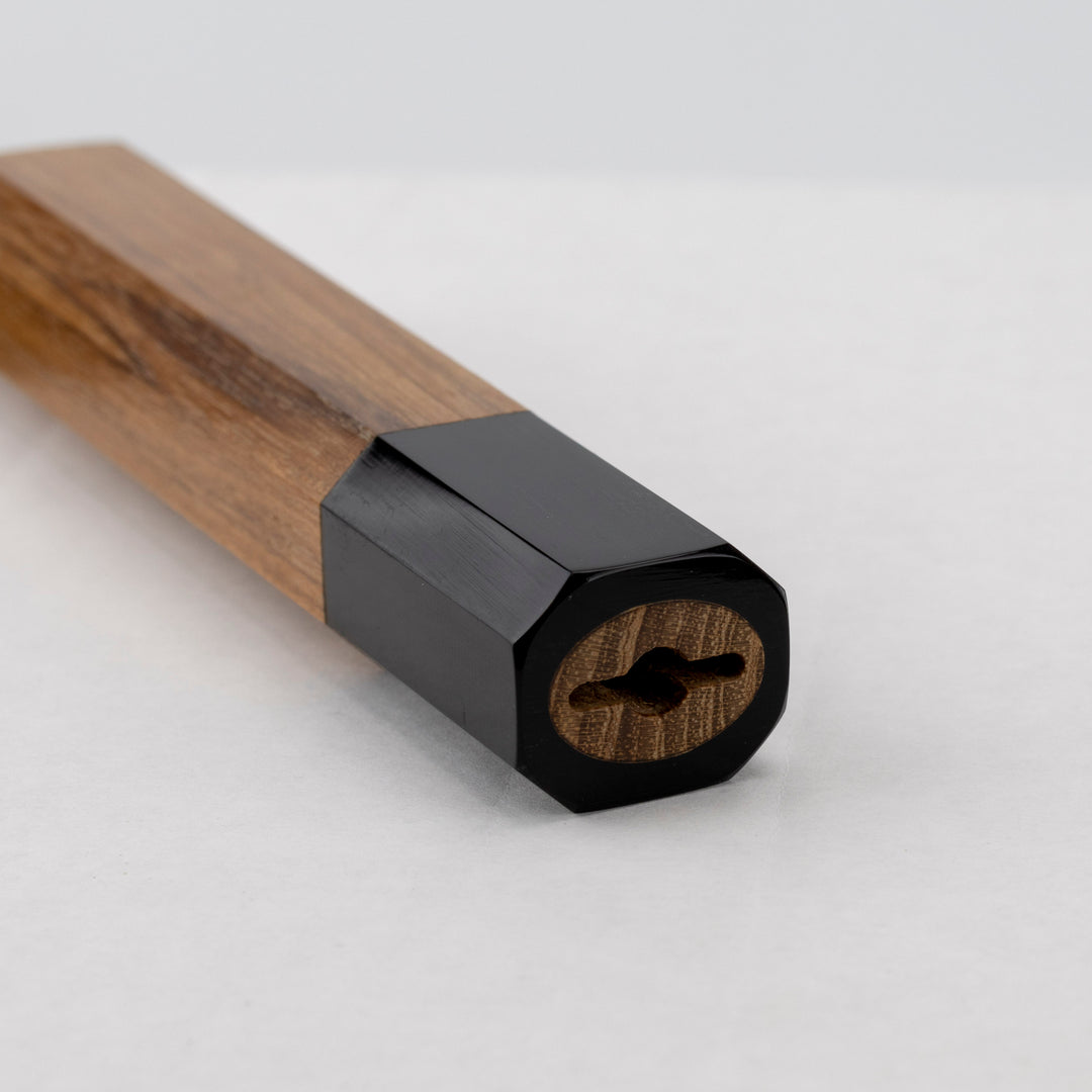 Rękojeść Oktagonalna Teak/Buffalo Horn na Nóż Gyuto 21 cm