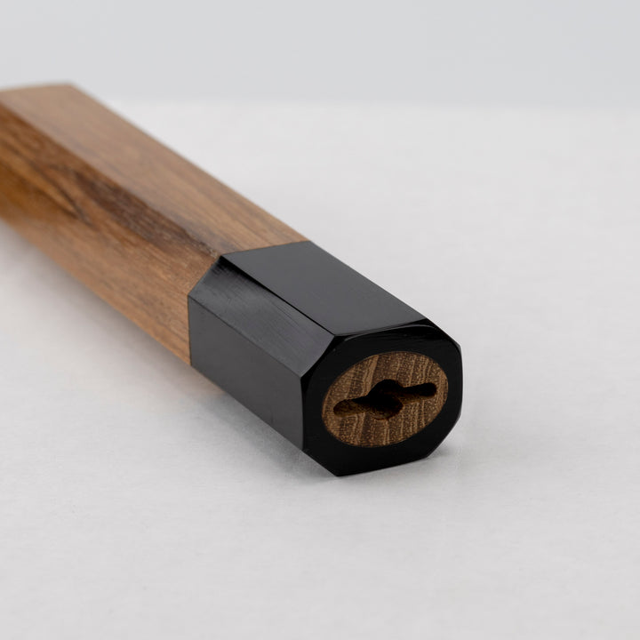 Rękojeść Oktagonalna Teak/Buffalo Horn na Nóż Gyuto 21 cm