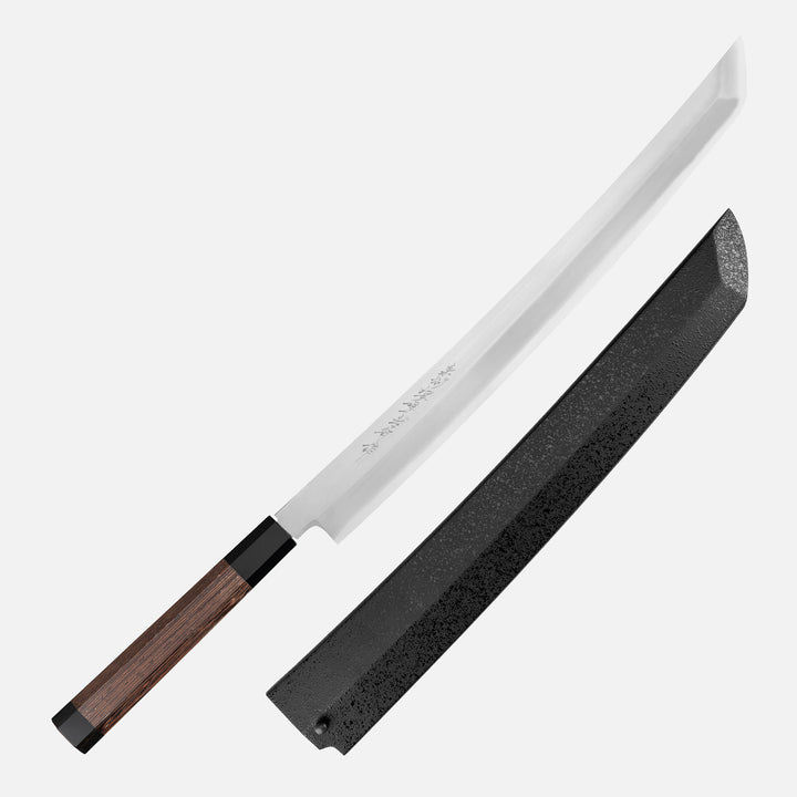 Sakimaru 36 cm Sakai Takayuki Zangetsu Silver#3 + Saya