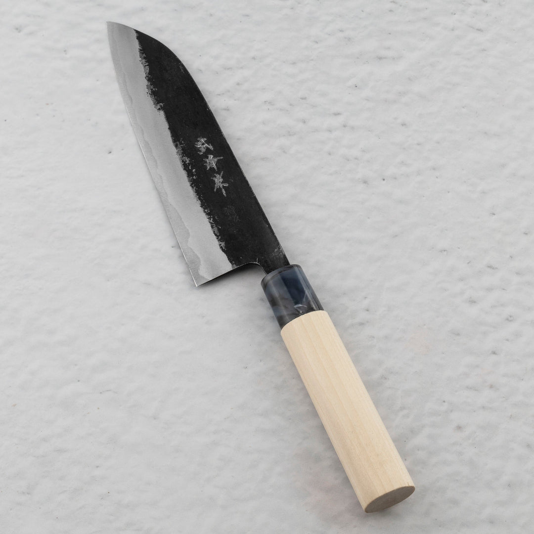 Santoku 16,5 cm Oul Aogami#1 Buho Kuro