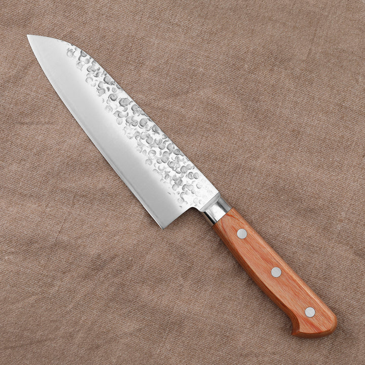 Santoku 16,5 cm Terakazu Takamura Brown Chromax/SS