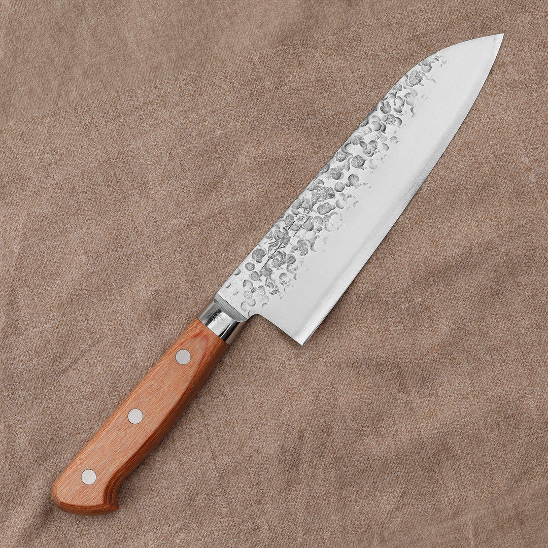 Santoku 16,5 cm Terakazu Takamura Brown Chromax/SS