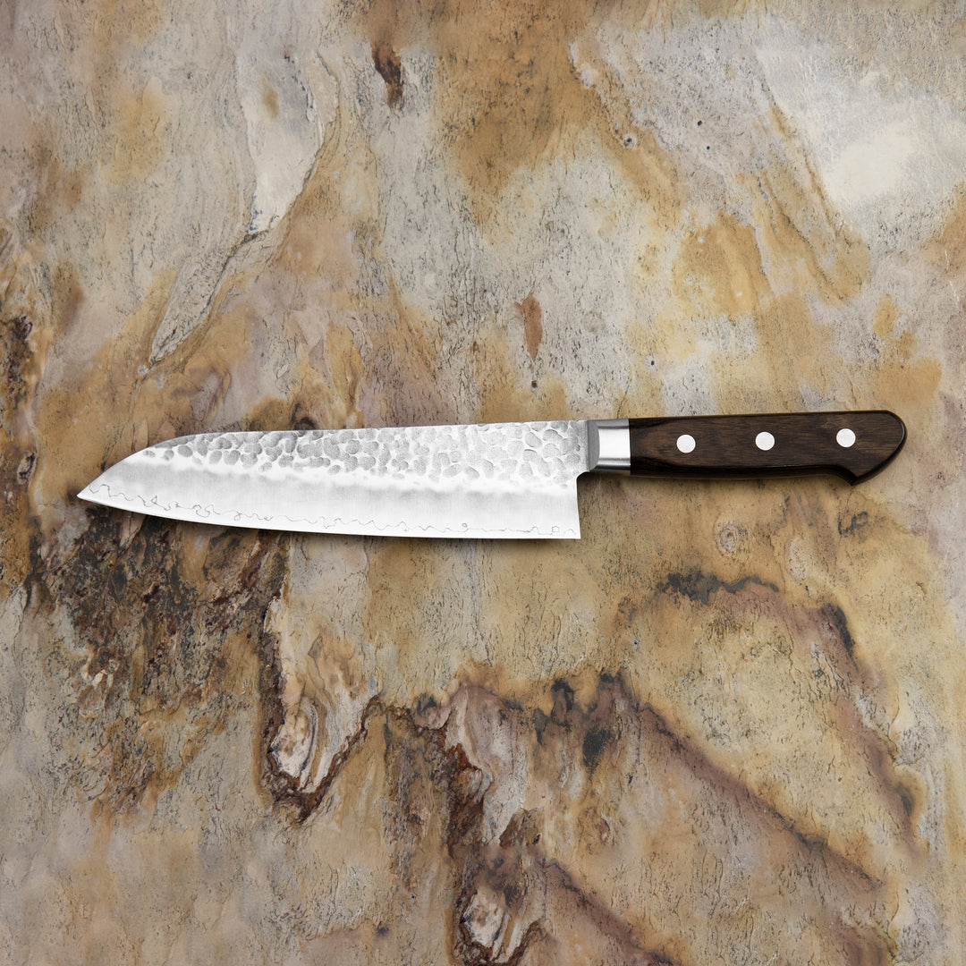 Santoku 18 cm Hokiyama Murakumo Brown AUS-8