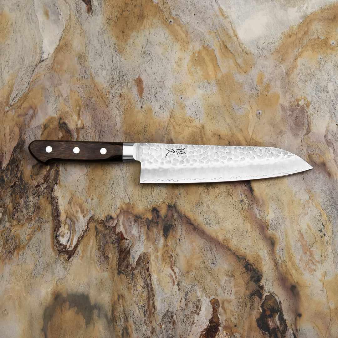 Santoku 18 cm Hokiyama Murakumo Brown AUS-8