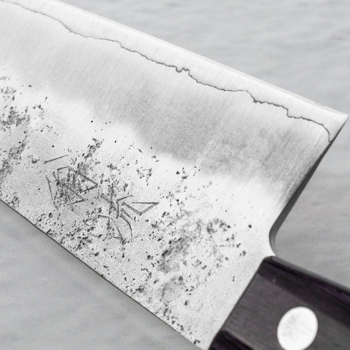 Santoku 18 cm Oul Gingami Nashiji Purple