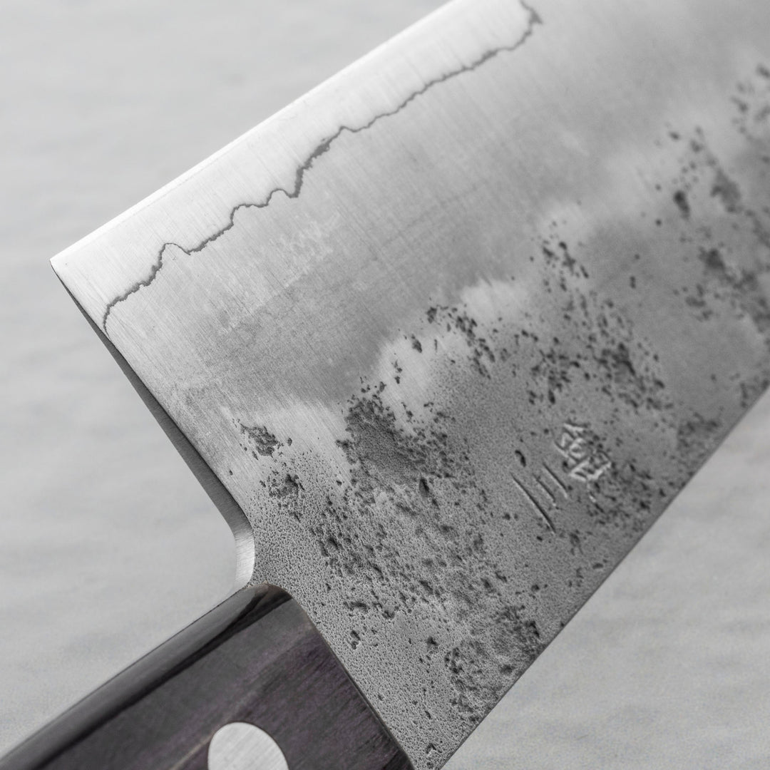 Santoku 18 cm Oul Gingami Nashiji Purple