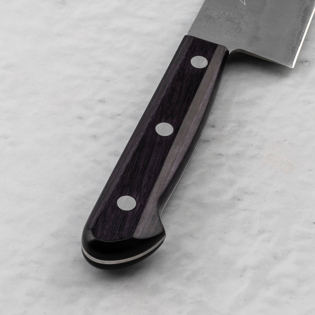 Santoku 18 cm Oul Gingami Nashiji Purple