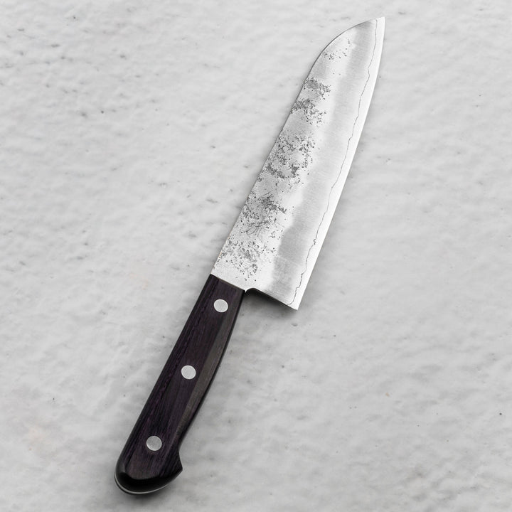 Santoku 18 cm Oul Gingami Nashiji Purple