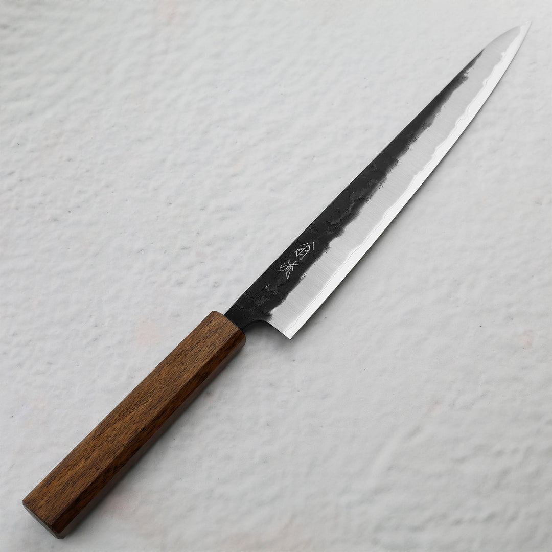 Sujihiki 27 cm Oul Aogami Super/SS Black Nashiji