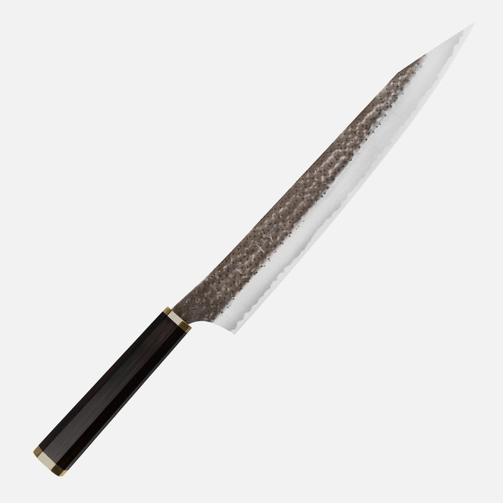 Sujihiki 27 cm Yu Kurosaki Kokusen Brass Aogami Super/SS