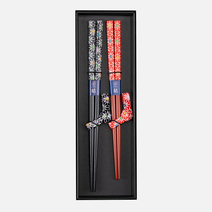 Zestaw Japońskich Pałeczek do sushi Kawai - Hanabi Washi