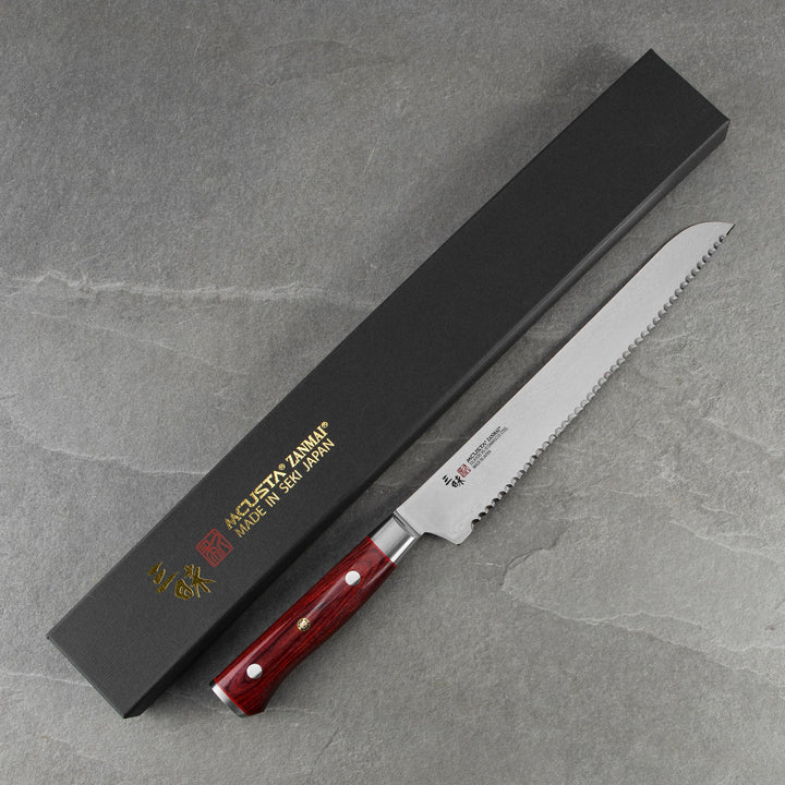 Bread Knife 23 cm Mcusta Pro Flame VG-10