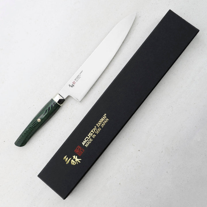 Gyuto 21 cm Mcusta Zanmai Green Revolution SG2