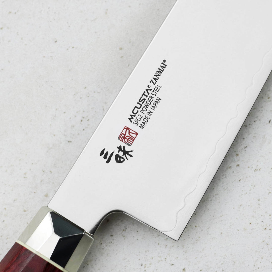 Gyuto 21 cm Mcusta Zanmai Red Revolution SG2