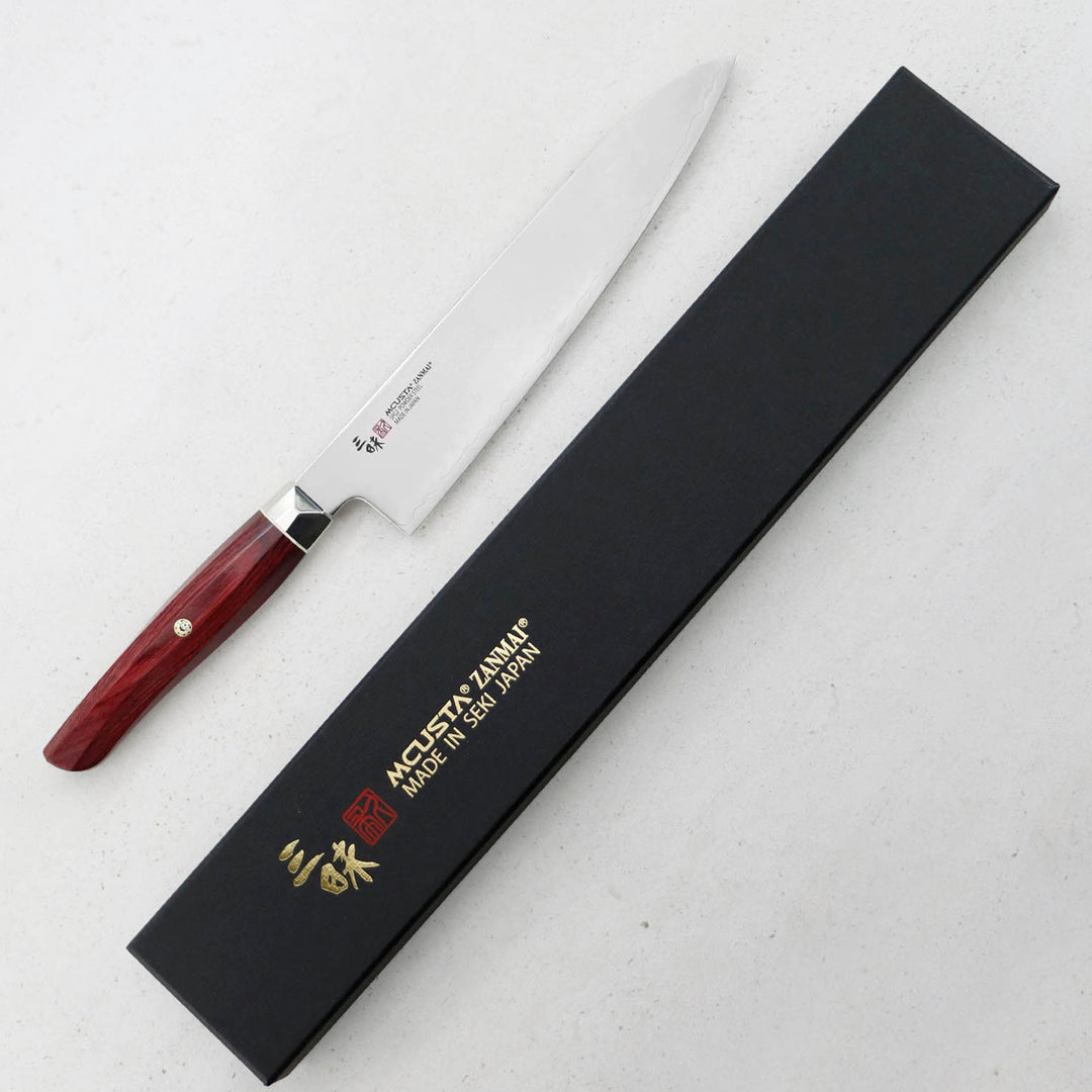 Gyuto 21 cm Mcusta Zanmai Red Revolution SG2