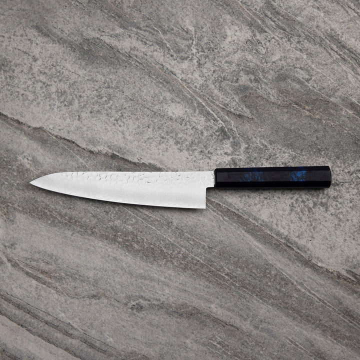 Gyuto 21 cm Sakai Takayuki Nanairo VG-10 Blue