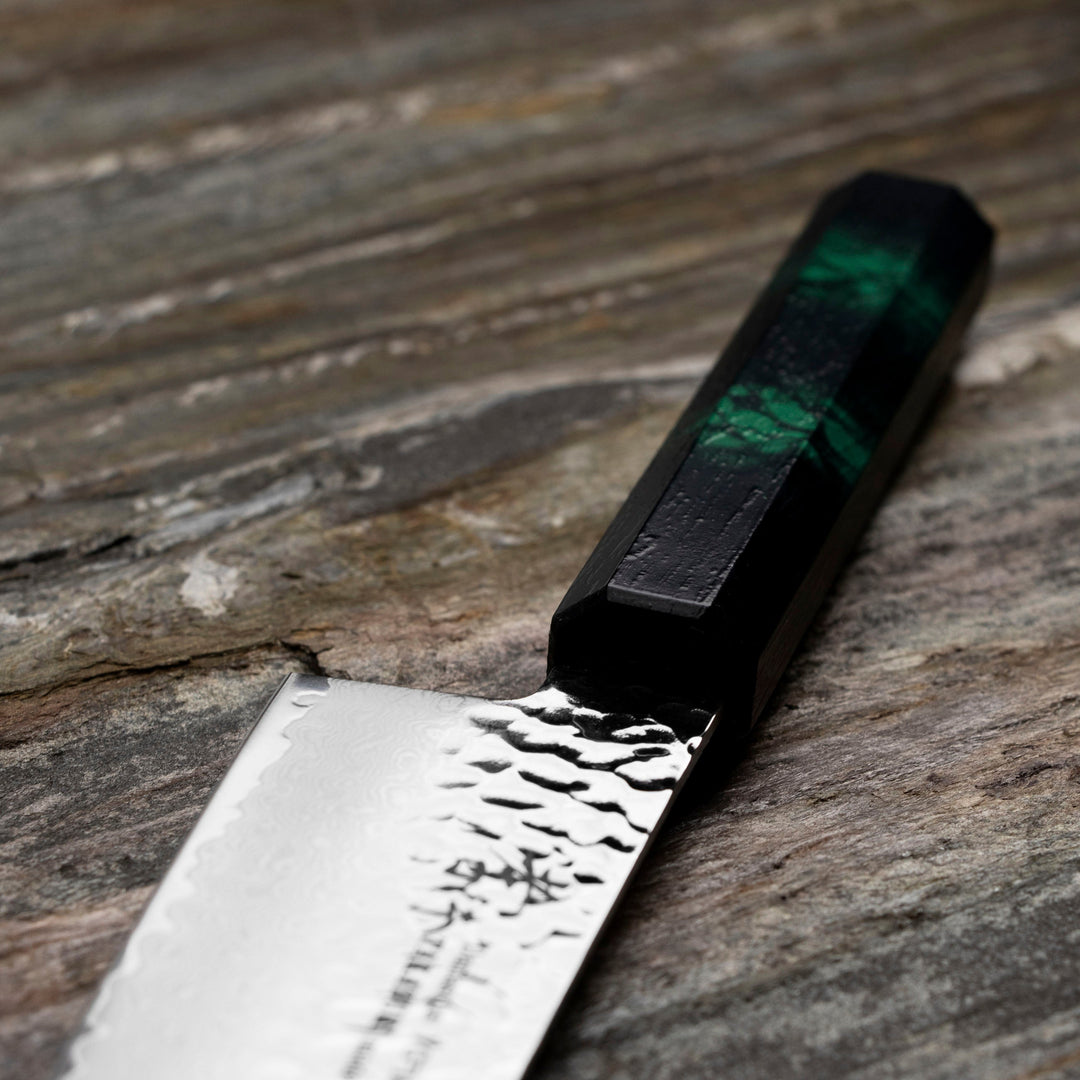 Gyuto 21 cm Sakai Takayuki Nanairo VG-10 Green