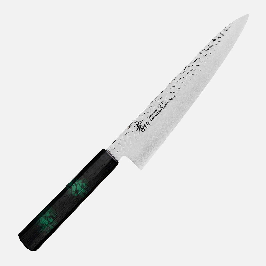 Gyuto 21 cm Sakai Takayuki Nanairo VG-10 Green