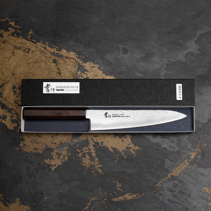 Gyuto 21 cm Sakai Takayuki Nanairo VG-10 Retro