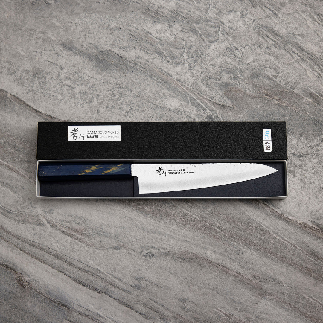 Gyuto 21 cm Sakai Takayuki Urushi VG-10 Saiseki