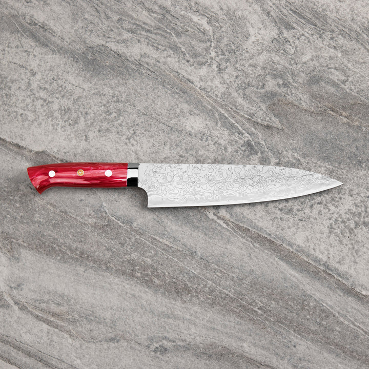 Gyuto 21 cm Takeshi Saji Red Turquise R-2