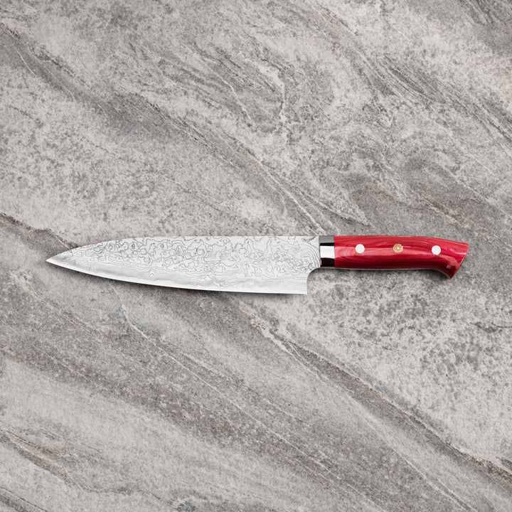 Gyuto 21 cm Takeshi Saji Red Turquise R-2