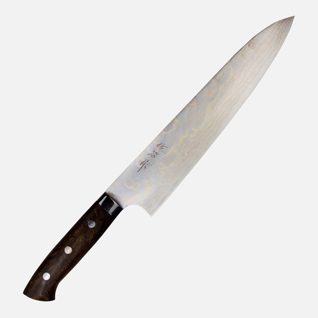 Gyuto 24 cm Takeshi Saji IW Aogami#2/SS Color