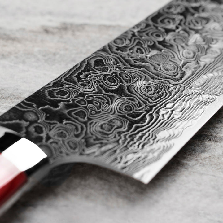 Gyuto 24 cm Takeshi Saji Red Turquise R-2