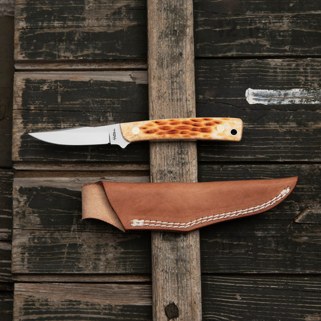 Hattori Utility Hunter VG-10 Stag Bone Outdoor 6,5 cm