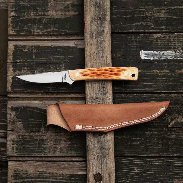 Hattori Utility Hunter VG-10 Stag Bone Outdoor 6,5 cm