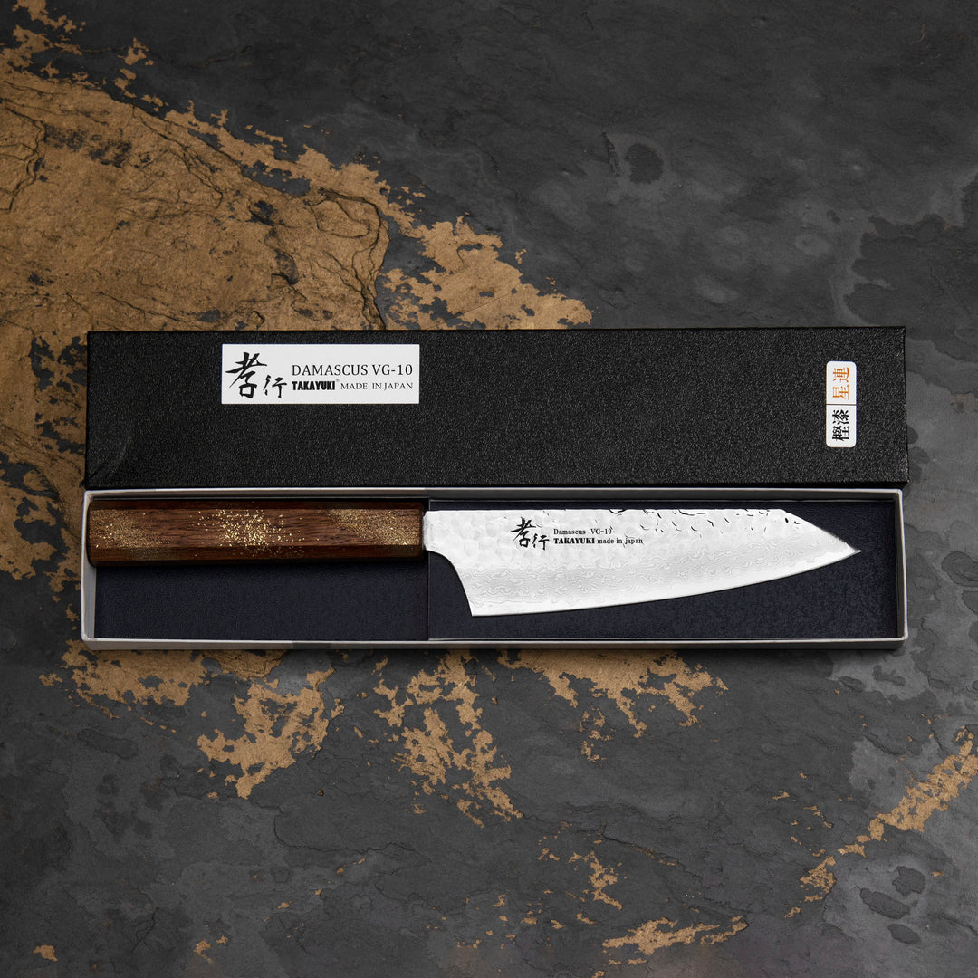 Kengata 16 cm Sakai Takayuki Urushi VG-10 Sairen