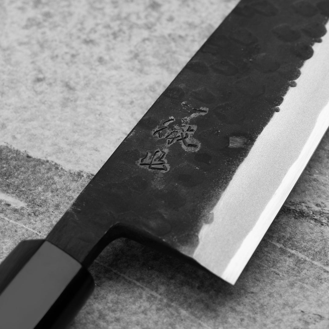 Miroshi Deba 21 cm Ittetsu Forge Black Shirogami#2