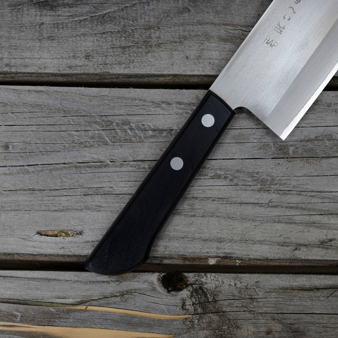 Nakiri 16,5 cm Gihei HAP-40/SS Western Pakka