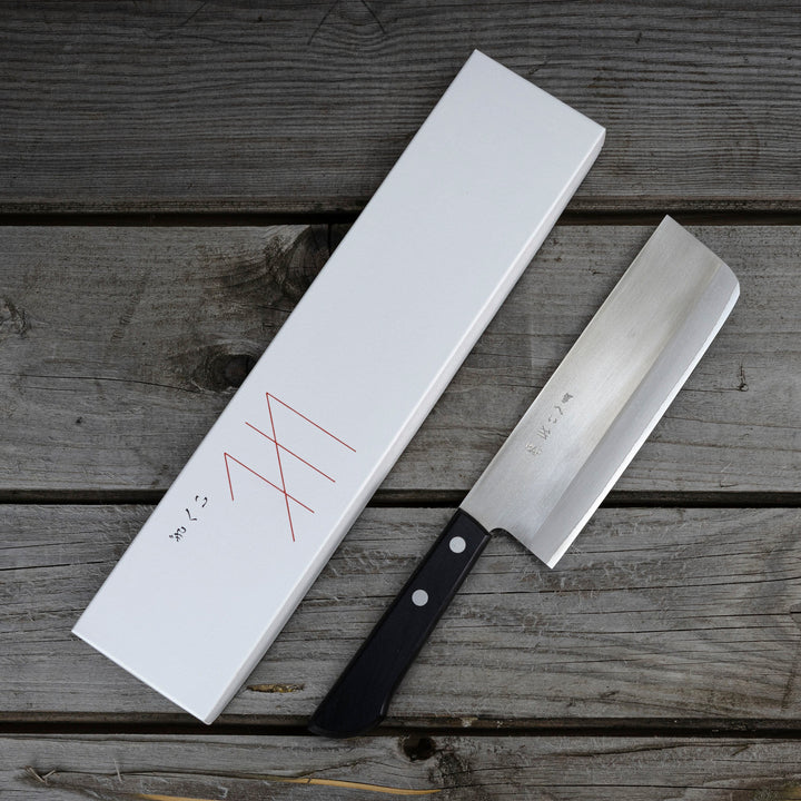 Nakiri 16,5 cm Gihei HAP-40/SS Western Pakka
