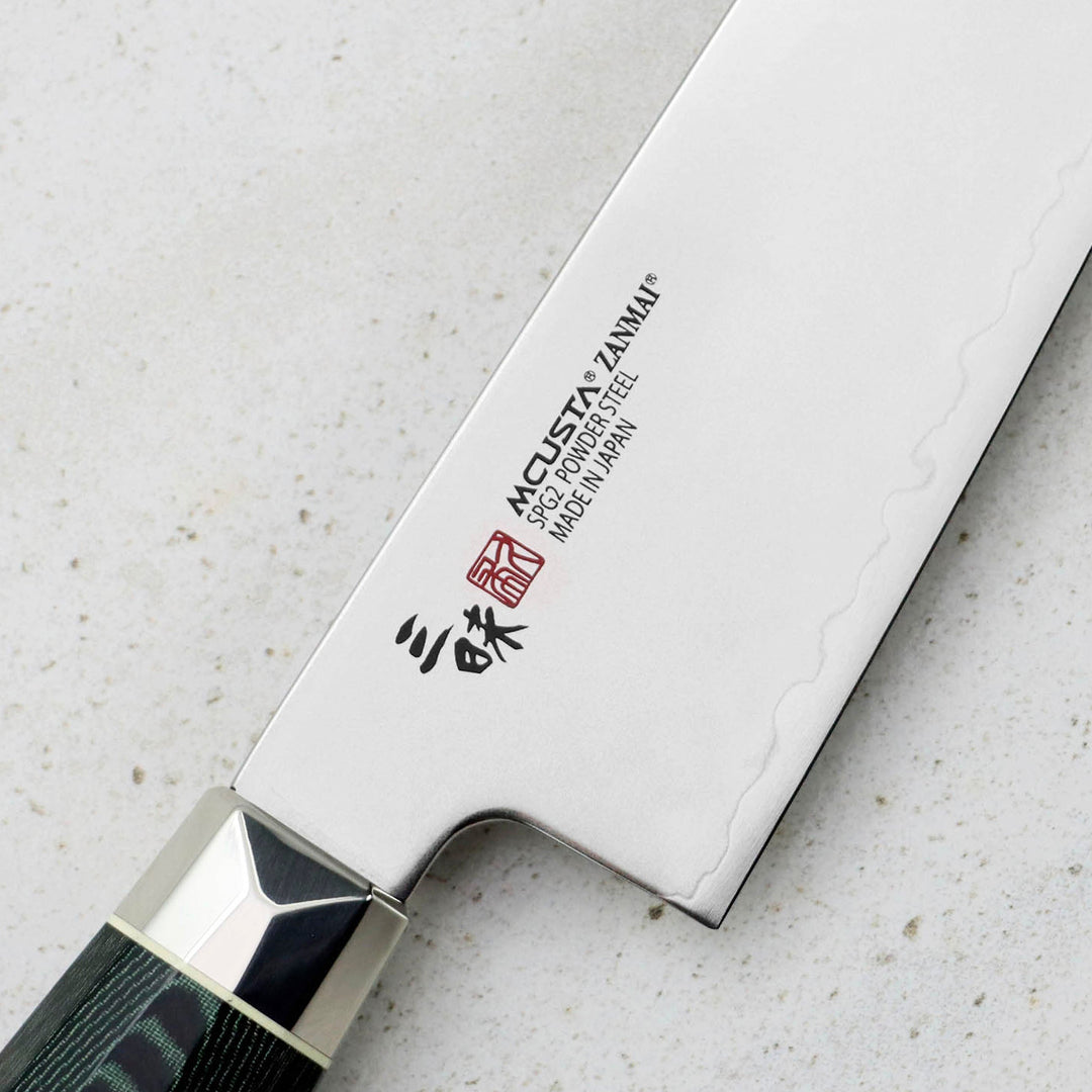 Santoku 15 cm Mcusta Zanmai Green Revolution SG-2