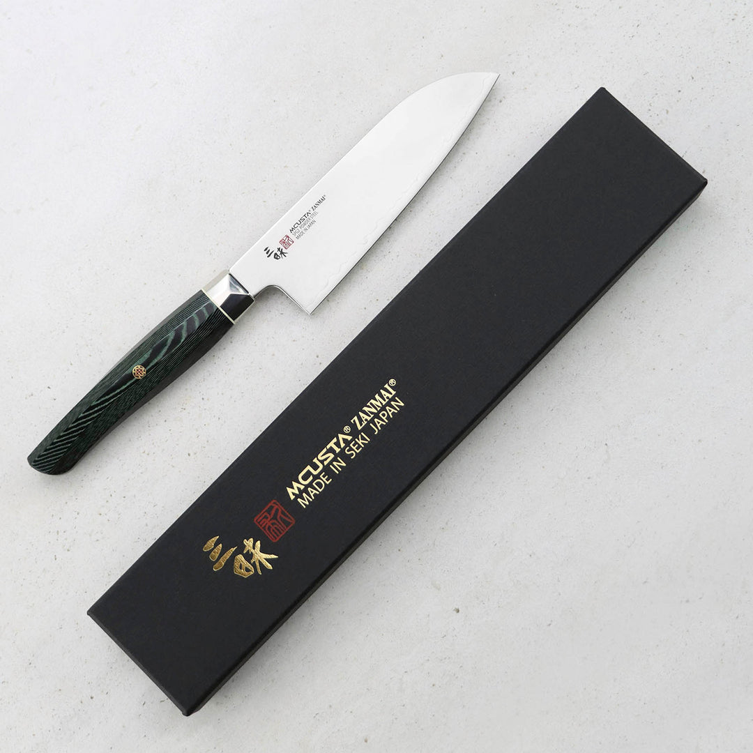 Santoku 15 cm Mcusta Zanmai Green Revolution SG-2