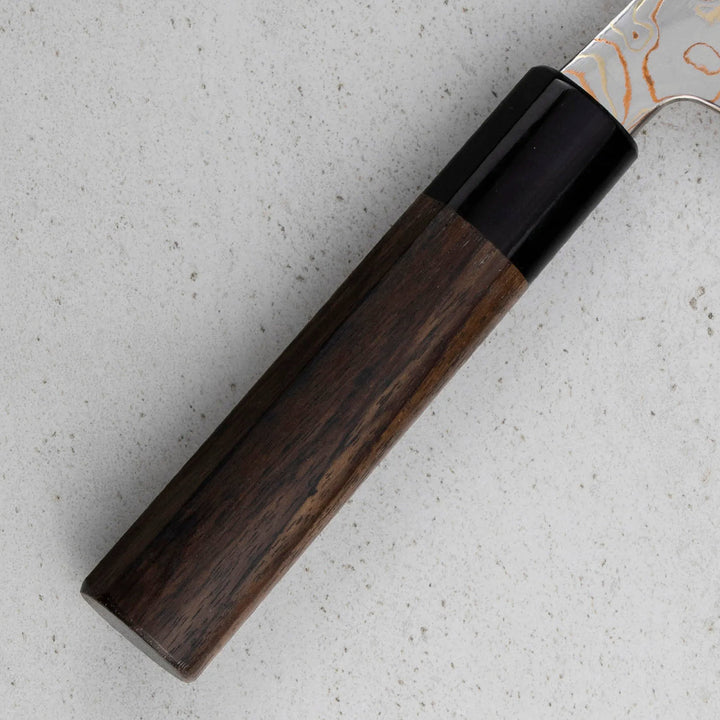Santoku 16,5 cm Tsukasa Hinoura Color Damascus VS2