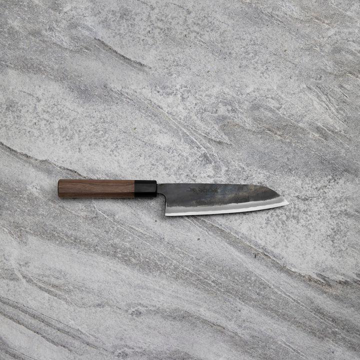 Santoku 17 cm Sakai Takayuki Aogami#2/Iron Kurouchi