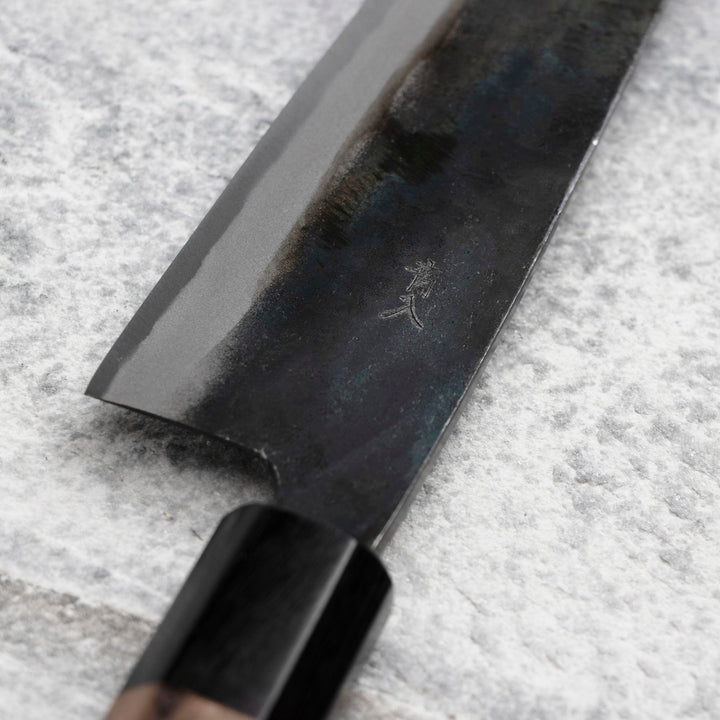Santoku 17 cm Sakai Takayuki Aogami#2/Iron Kurouchi